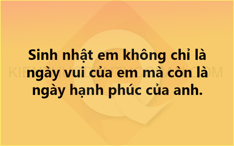 Cau chuc sinh nhat NGUOI YEU - Status chuc mung sinh nhat nguoi yeu