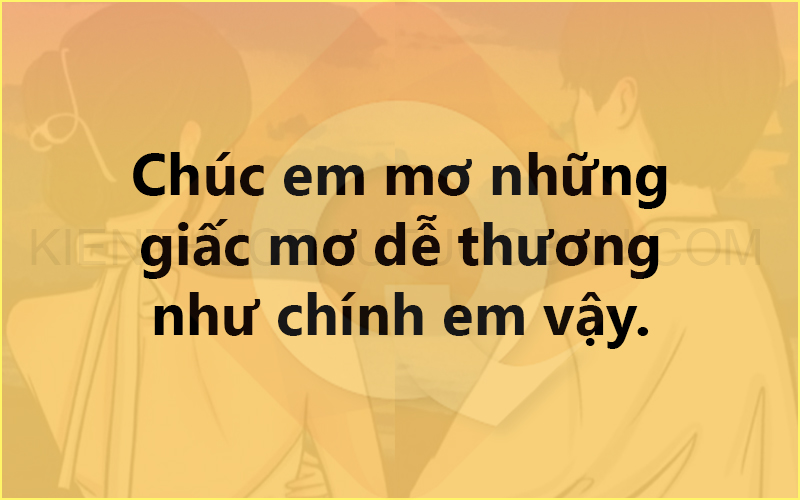 Nhung cau noi CHUC NGUOI YEU ngu ngon STT chuc ngu ngon de thuong