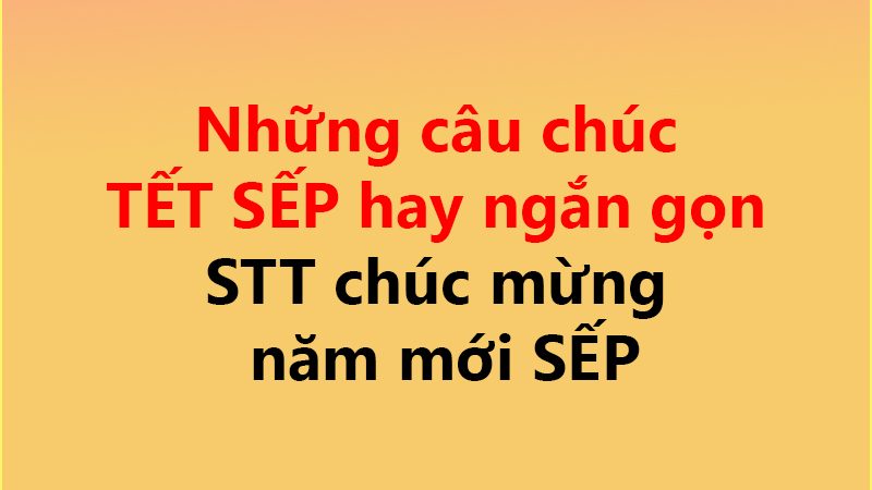 Những câu chúc TẾT SẾP hay ngắn gọn ✅ – STT chúc mừng năm mới SẾP