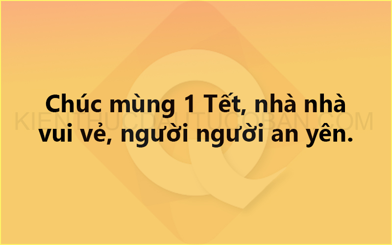 Nhung cau noi ve nam moi HAY STT chuc Tet mung 1